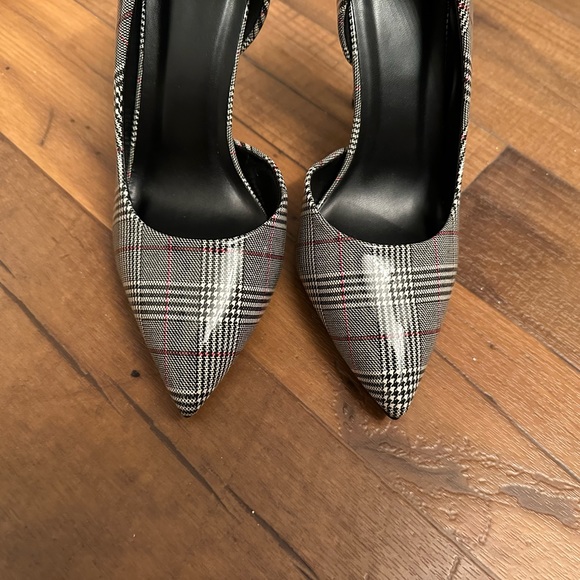 "D Heart" Women's Gray Platform High Heels Size - Picture 5 of 6